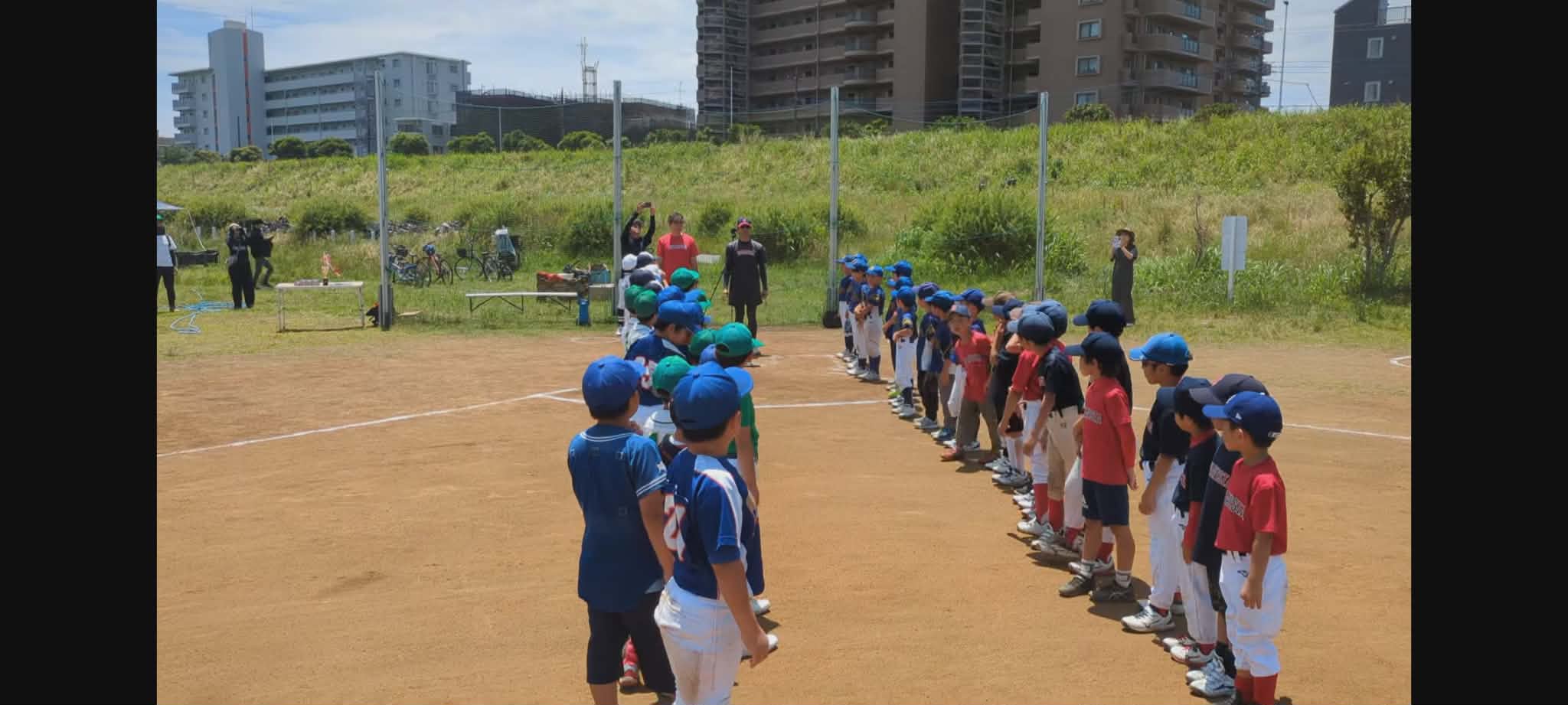 第4回 Tボール大会 整列