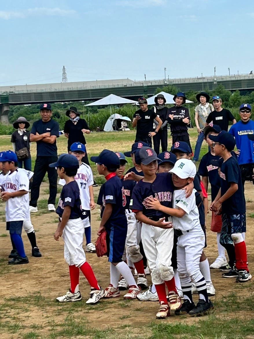 Tボール大会 試合後の交流
